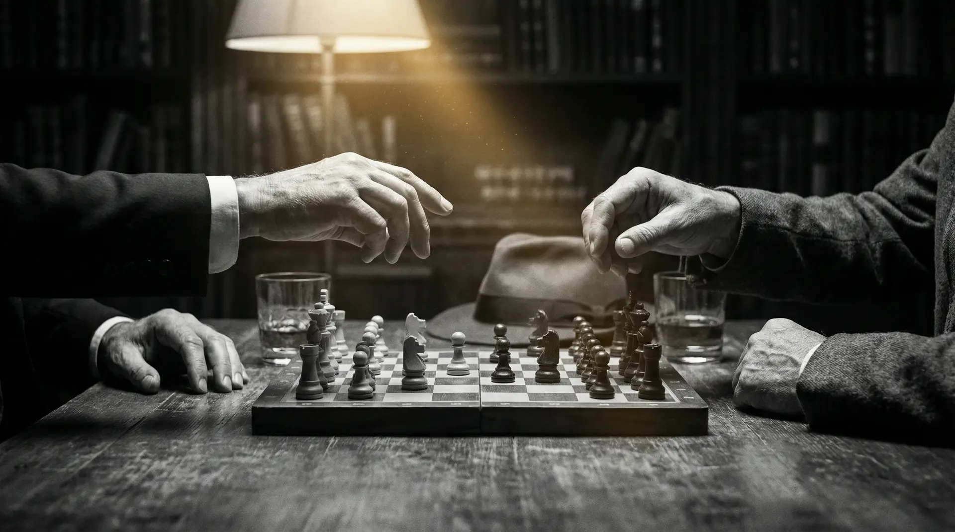 林韦君主演的电视剧 艺术探索系列 - 非线性叙事，棋盘上的对弈象征命运的交错